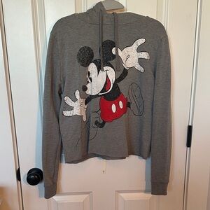 Disney Gray Mickey Mouse Hoodie